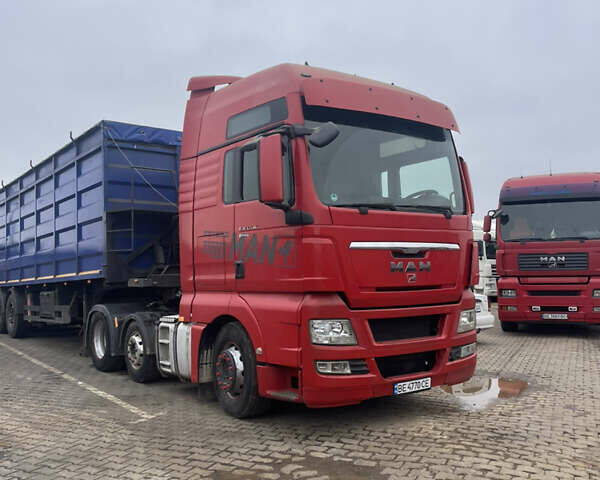 Красный МАН TGX 18.480, объемом двигателя 12.42 л и пробегом 1 тыс. км за 16000 $, фото 1 на Automoto.ua