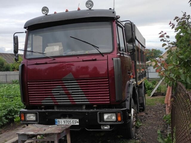 Красный МАЗ 543208, объемом двигателя 14.86 л и пробегом 500 тыс. км за 13800 $, фото 1 на Automoto.ua