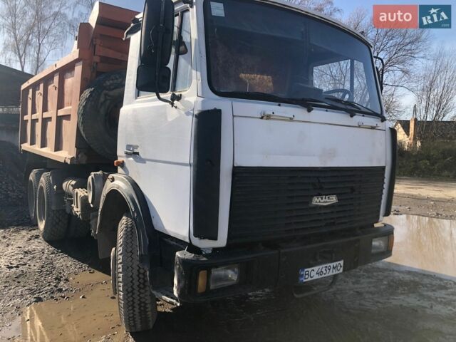 Белый МАЗ 551605, объемом двигателя 14.86 л и пробегом 155 тыс. км за 16500 $, фото 1 на Automoto.ua