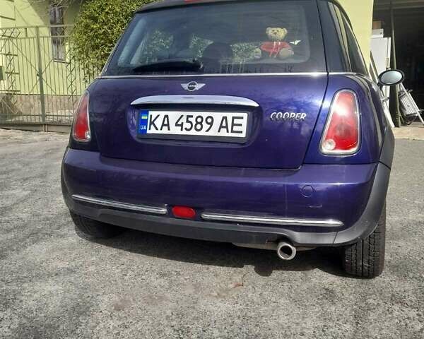 Синий Мини Купер, объемом двигателя 1.6 л и пробегом 124 тыс. км за 4500 $, фото 1 на Automoto.ua