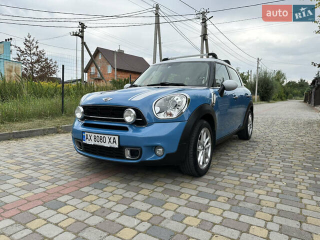 Синий Мини Кантримен, объемом двигателя 1.6 л и пробегом 79 тыс. км за 15700 $, фото 1 на Automoto.ua