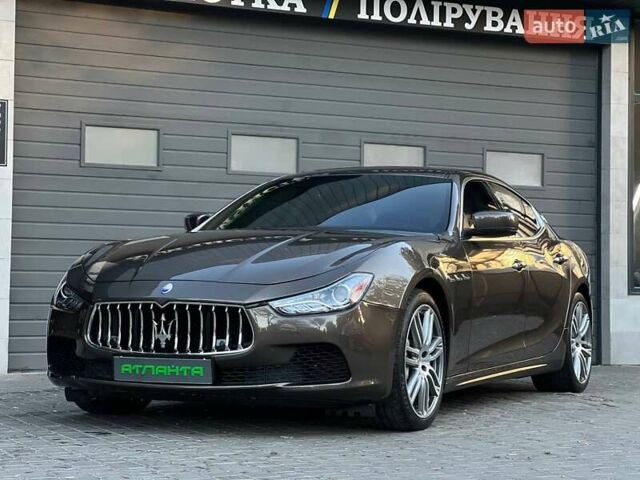 Коричневий Мазераті Ghibli, об'ємом двигуна 3 л та пробігом 99 тис. км за 14900 $, фото 1 на Automoto.ua