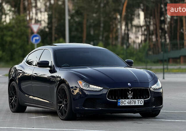 Синий Мазерати Гибли, объемом двигателя 2.98 л и пробегом 144 тыс. км за 16499 $, фото 1 на Automoto.ua