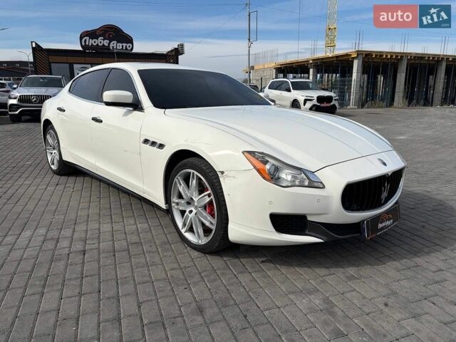 Білий Мазераті Quattroporte, об'ємом двигуна 2.98 л та пробігом 116 тис. км за 19900 $, фото 1 на Automoto.ua