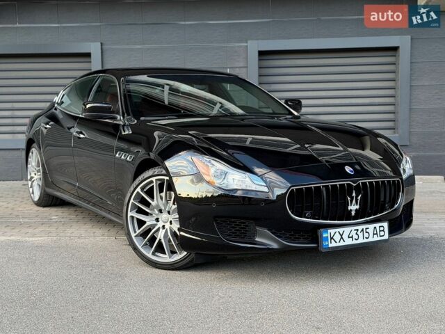 Чорний Мазераті Quattroporte, об'ємом двигуна 2.98 л та пробігом 49 тис. км за 25500 $, фото 1 на Automoto.ua