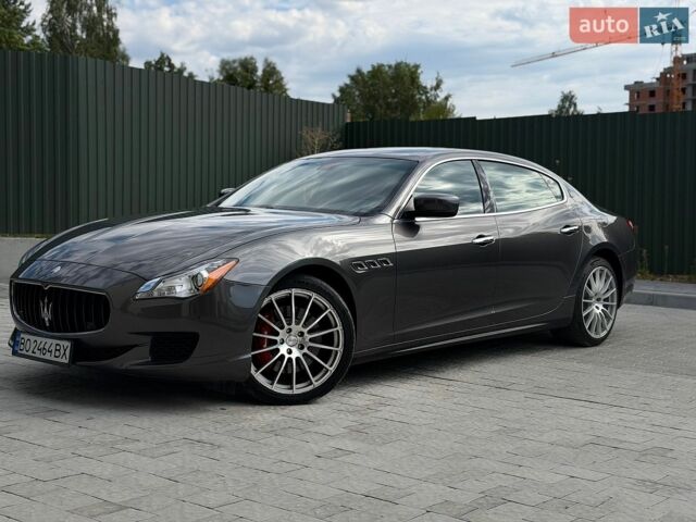 Сірий Мазераті Quattroporte, об'ємом двигуна 3 л та пробігом 91 тис. км за 22000 $, фото 1 на Automoto.ua