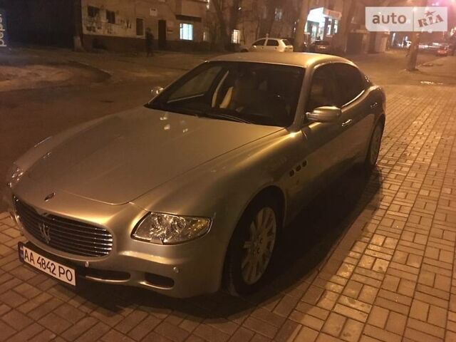 Зелений Мазераті Quattroporte, об'ємом двигуна 4.2 л та пробігом 87 тис. км за 18500 $, фото 1 на Automoto.ua