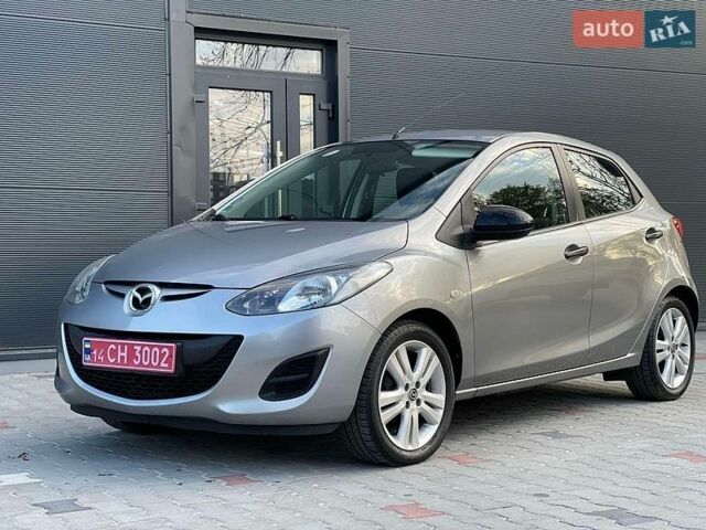 Серый Мазда 2, объемом двигателя 1.3 л и пробегом 194 тыс. км за 6250 $, фото 1 на Automoto.ua