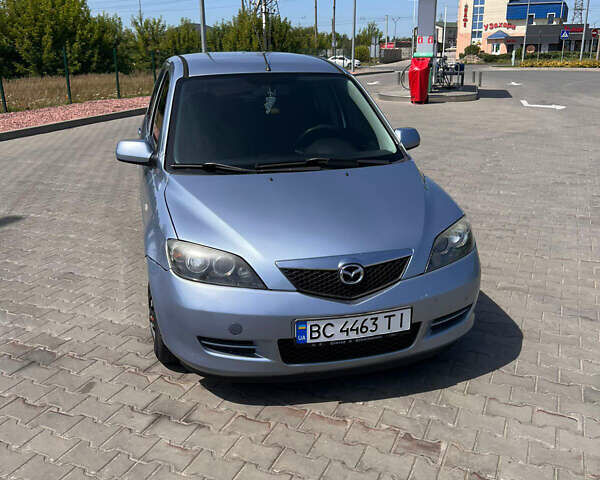 Синий Мазда 2, объемом двигателя 1.4 л и пробегом 179 тыс. км за 3499 $, фото 1 на Automoto.ua