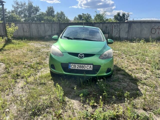 Зеленый Мазда 2, объемом двигателя 1.4 л и пробегом 175 тыс. км за 3803 $, фото 1 на Automoto.ua