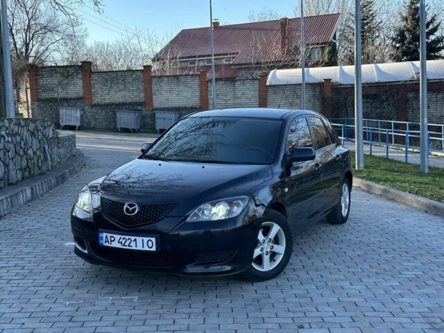 Черный Мазда 3, объемом двигателя 1.6 л и пробегом 232 тыс. км за 4250 $, фото 1 на Automoto.ua