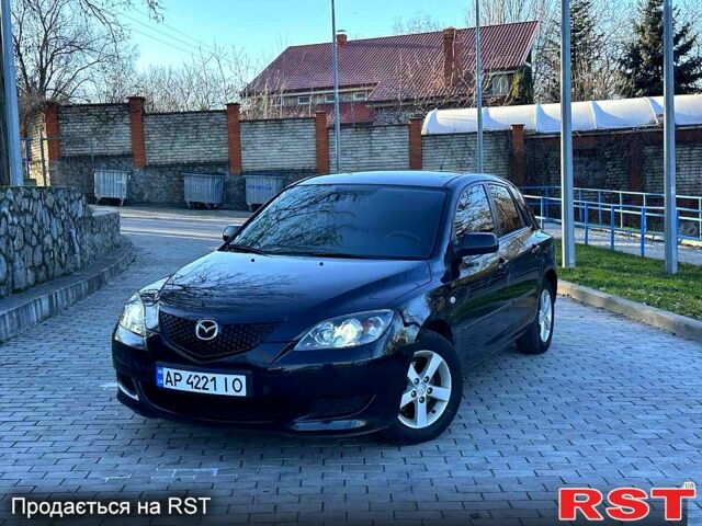 Черный Мазда 3, объемом двигателя 1.6 л и пробегом 232 тыс. км за 4250 $, фото 1 на Automoto.ua