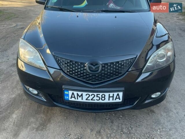 Черный Мазда 3, объемом двигателя 1.6 л и пробегом 280 тыс. км за 5700 $, фото 1 на Automoto.ua