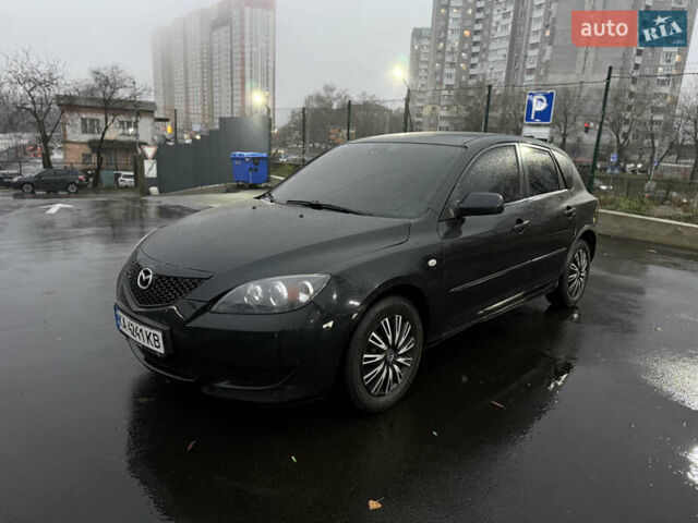 Черный Мазда 3, объемом двигателя 1.6 л и пробегом 349 тыс. км за 4499 $, фото 1 на Automoto.ua
