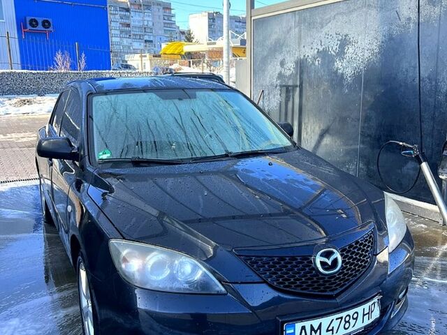 Черный Мазда 3, объемом двигателя 1.6 л и пробегом 310 тыс. км за 4100 $, фото 1 на Automoto.ua