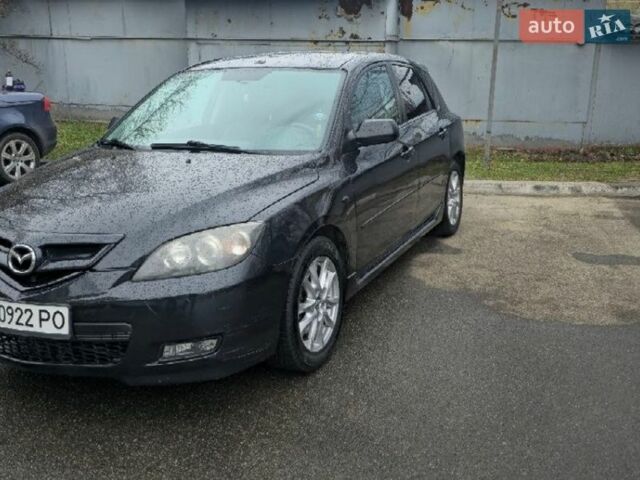 Черный Мазда 3, объемом двигателя 2.3 л и пробегом 220 тыс. км за 6500 $, фото 1 на Automoto.ua