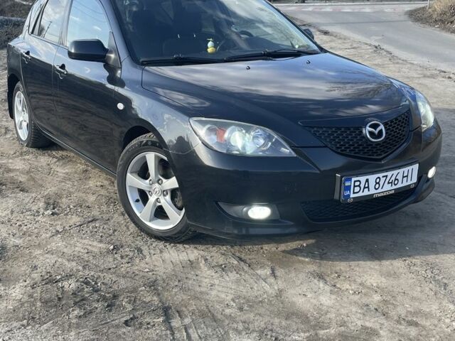 Черный Мазда 3, объемом двигателя 1.6 л и пробегом 146 тыс. км за 4500 $, фото 1 на Automoto.ua