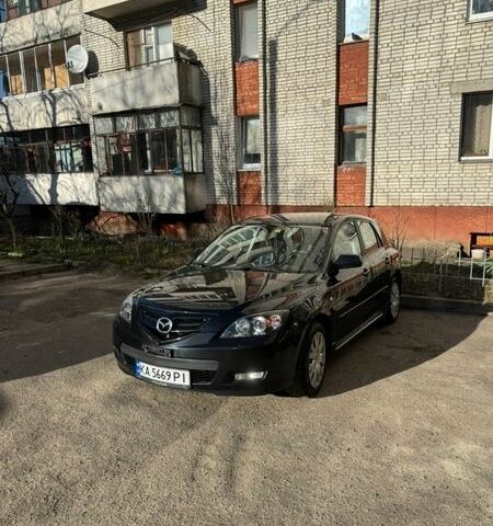 Черный Мазда 3, объемом двигателя 2 л и пробегом 216 тыс. км за 6200 $, фото 1 на Automoto.ua