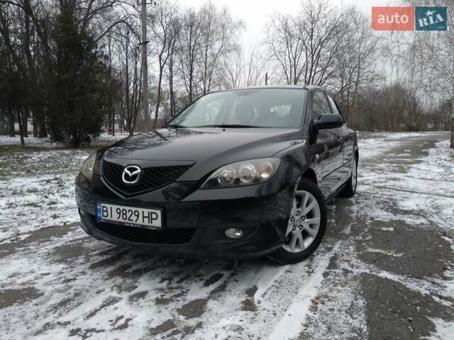 Черный Мазда 3, объемом двигателя 1.6 л и пробегом 134 тыс. км за 5600 $, фото 1 на Automoto.ua