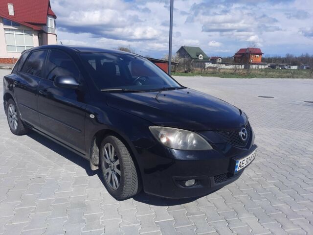 Черный Мазда 3, объемом двигателя 2 л и пробегом 223 тыс. км за 5300 $, фото 1 на Automoto.ua