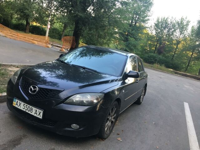 Чорний Мазда 3, об'ємом двигуна 1.6 л та пробігом 195 тис. км за 6500 $, фото 1 на Automoto.ua