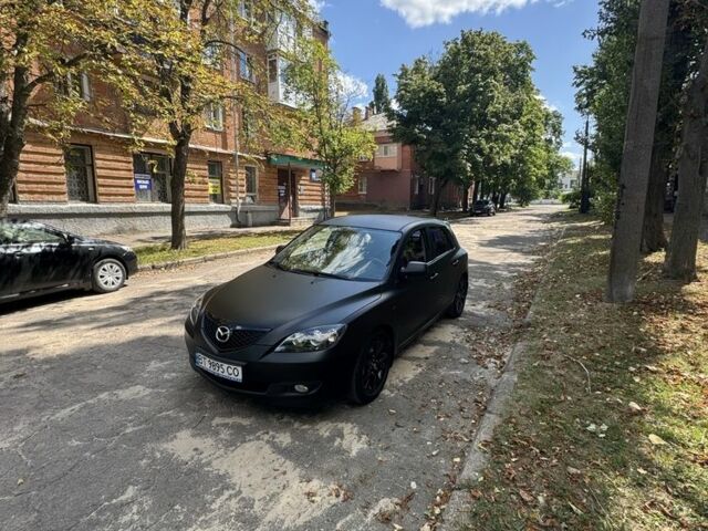 Черный Мазда 3, объемом двигателя 1.6 л и пробегом 292 тыс. км за 3794 $, фото 1 на Automoto.ua