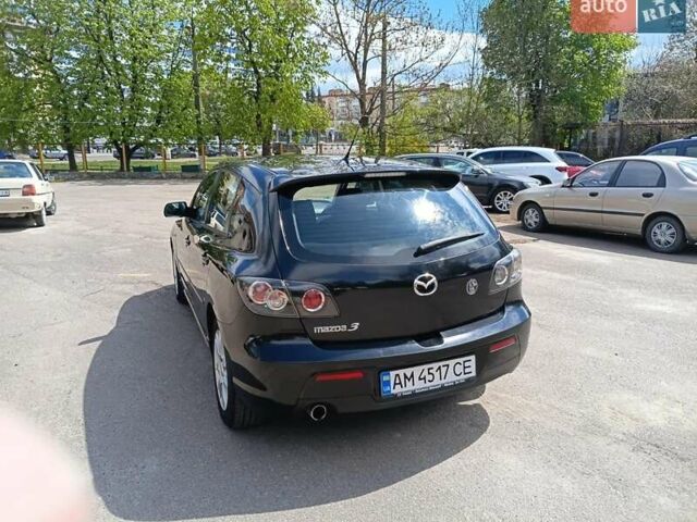 Черный Мазда 3, объемом двигателя 2 л и пробегом 180 тыс. км за 5500 $, фото 1 на Automoto.ua