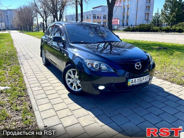 Черный Мазда 3, объемом двигателя 1.6 л и пробегом 171 тыс. км за 6950 $, фото 1 на Automoto.ua
