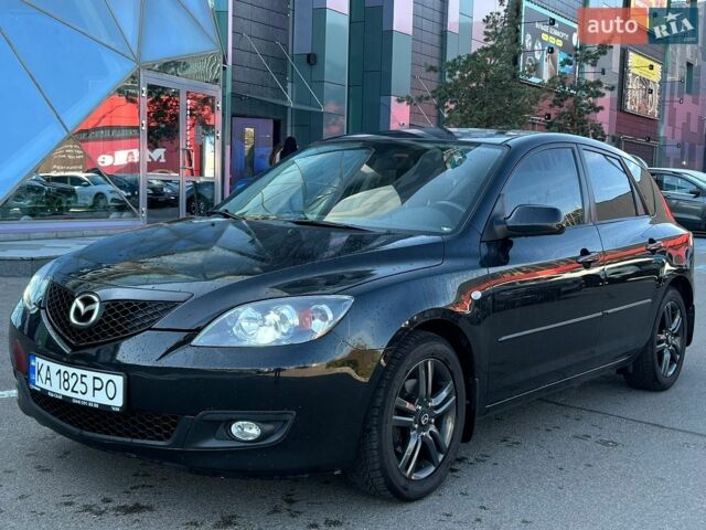 Черный Мазда 3, объемом двигателя 1.6 л и пробегом 146 тыс. км за 5950 $, фото 1 на Automoto.ua