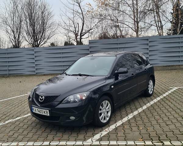 Черный Мазда 3, объемом двигателя 1.6 л и пробегом 182 тыс. км за 5500 $, фото 1 на Automoto.ua