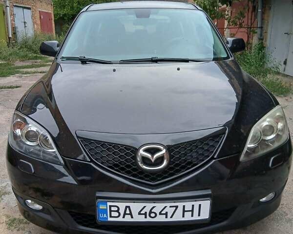 Черный Мазда 3, объемом двигателя 1.6 л и пробегом 210 тыс. км за 6000 $, фото 1 на Automoto.ua