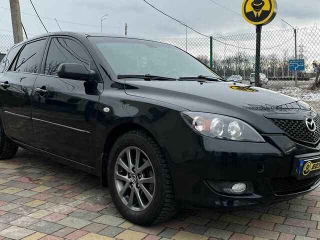 Черный Мазда 3, объемом двигателя 1.6 л и пробегом 265 тыс. км за 5800 $, фото 1 на Automoto.ua