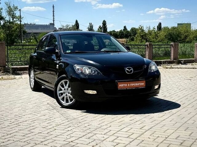 Черный Мазда 3, объемом двигателя 1.6 л и пробегом 265 тыс. км за 6500 $, фото 1 на Automoto.ua