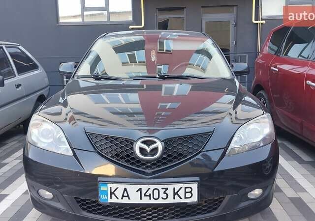 Мазда 3 2008 в Киеве на Automoto.ua Черный Мазда 3, объемом двигателя 1.6 л и пробегом 185 тыс. км за 5800 $, фото 1 на Automoto.ua