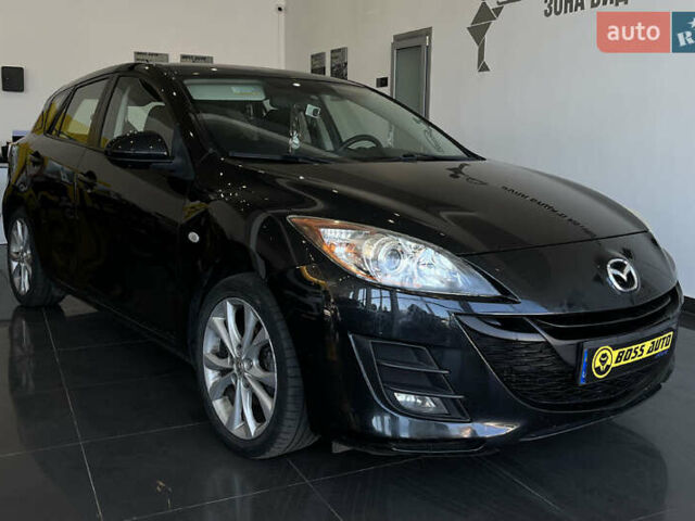 Черный Мазда 3, объемом двигателя 1.6 л и пробегом 221 тыс. км за 6500 $, фото 1 на Automoto.ua