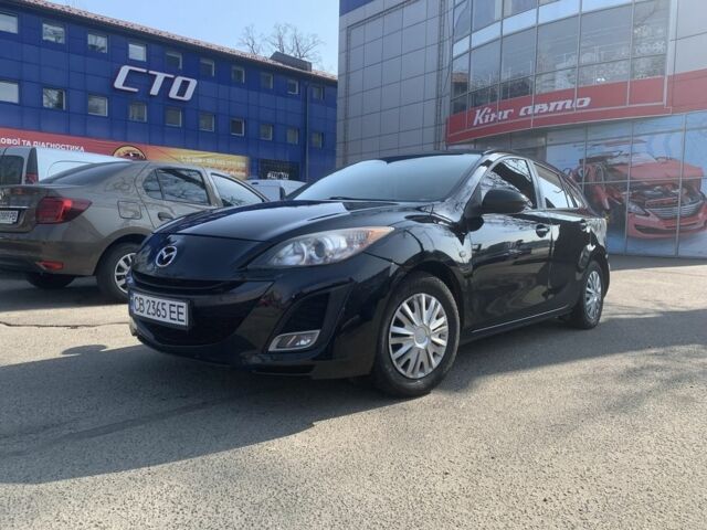 Черный Мазда 3, объемом двигателя 1.6 л и пробегом 250 тыс. км за 6222 $, фото 1 на Automoto.ua
