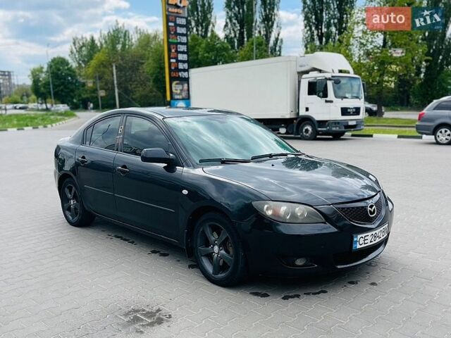 Черный Мазда 3, объемом двигателя 2 л и пробегом 295 тыс. км за 3800 $, фото 1 на Automoto.ua