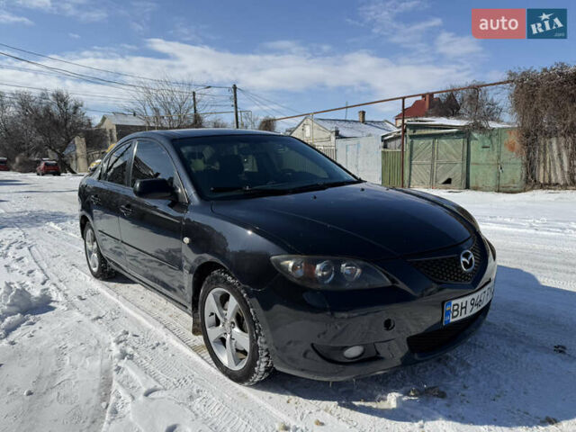 Черный Мазда 3, объемом двигателя 1.6 л и пробегом 280 тыс. км за 4600 $, фото 1 на Automoto.ua