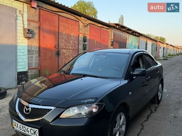 Черный Мазда 3, объемом двигателя 2 л и пробегом 96 тыс. км за 5250 $, фото 1 на Automoto.ua