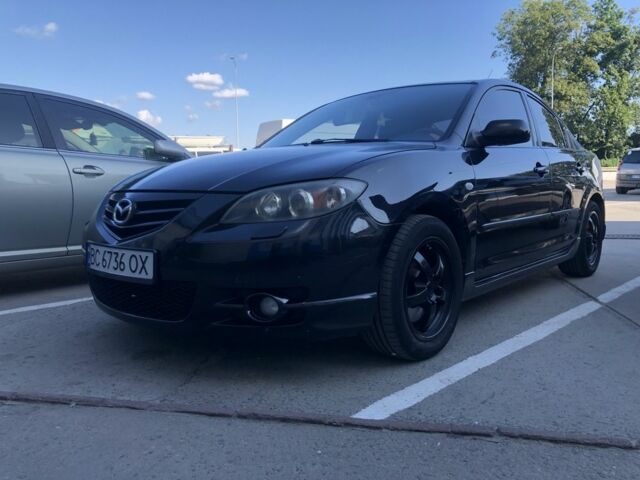 Черный Мазда 3, объемом двигателя 2 л и пробегом 196 тыс. км за 3200 $, фото 1 на Automoto.ua