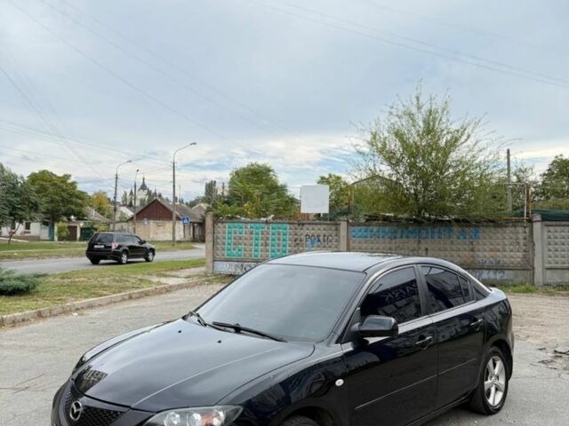 Черный Мазда 3, объемом двигателя 1.6 л и пробегом 270 тыс. км за 3500 $, фото 1 на Automoto.ua
