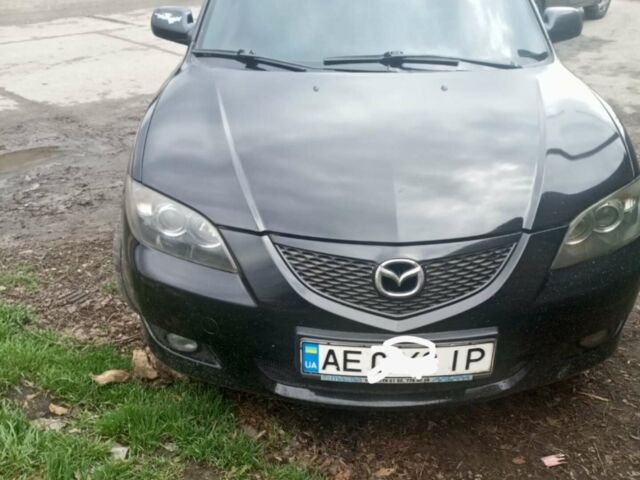 Черный Мазда 3, объемом двигателя 2 л и пробегом 270 тыс. км за 5500 $, фото 1 на Automoto.ua