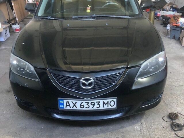 Чорний Мазда 3, об'ємом двигуна 2 л та пробігом 195 тис. км за 4300 $, фото 1 на Automoto.ua