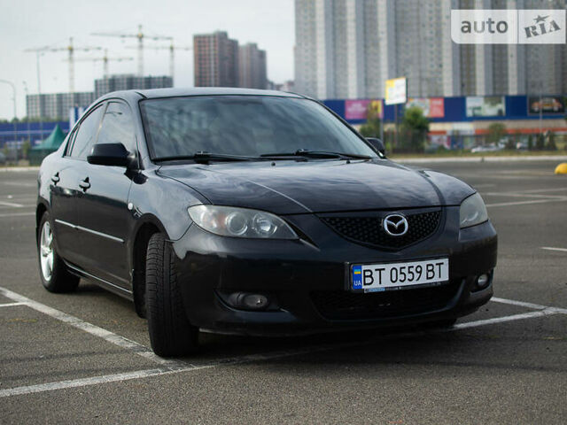 Чорний Мазда 3, об'ємом двигуна 1.6 л та пробігом 182 тис. км за 6500 $, фото 1 на Automoto.ua