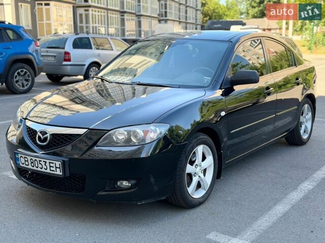 Черный Мазда 3, объемом двигателя 1.6 л и пробегом 249 тыс. км за 5000 $, фото 1 на Automoto.ua