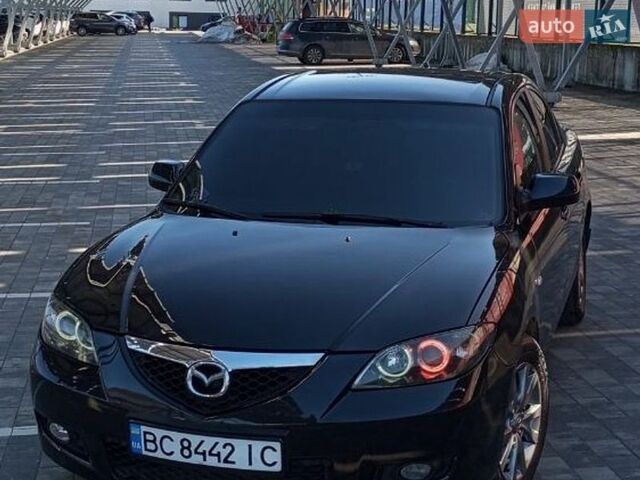 Черный Мазда 3, объемом двигателя 1.6 л и пробегом 213 тыс. км за 3800 $, фото 1 на Automoto.ua