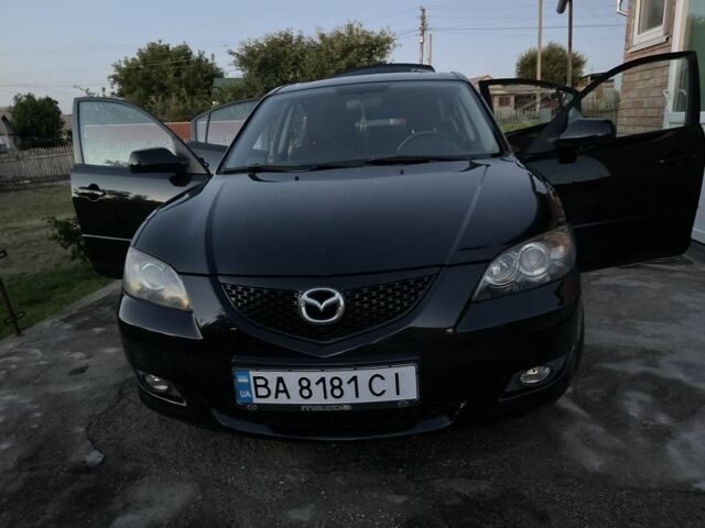 Черный Мазда 3, объемом двигателя 1.6 л и пробегом 173 тыс. км за 6100 $, фото 1 на Automoto.ua