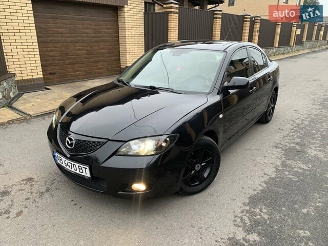 Черный Мазда 3, объемом двигателя 1.6 л и пробегом 200 тыс. км за 4999 $, фото 1 на Automoto.ua