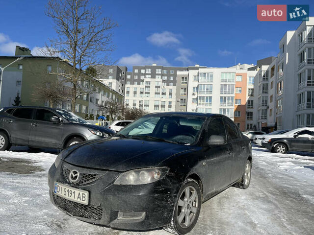 Черный Мазда 3, объемом двигателя 1.6 л и пробегом 330 тыс. км за 4500 $, фото 1 на Automoto.ua