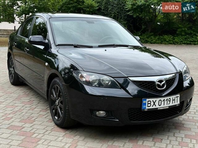 Черный Мазда 3, объемом двигателя 2 л и пробегом 205 тыс. км за 4950 $, фото 1 на Automoto.ua